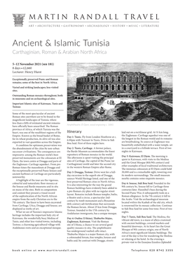 Ancient & Islamic Tunisia