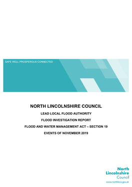 NLC Section 19 Flood Investigation Report