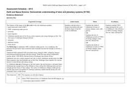 NCEA Level 2 Earth and Space Science (91192) 2013