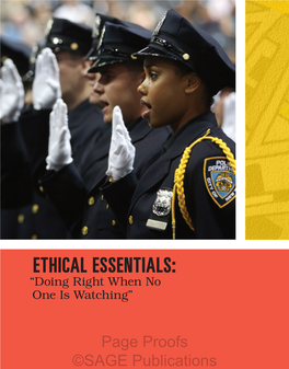 ETHICAL ESSENTIALS: “Doing Right When No One Is Watching”