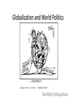 1. Globalization and World Politics
