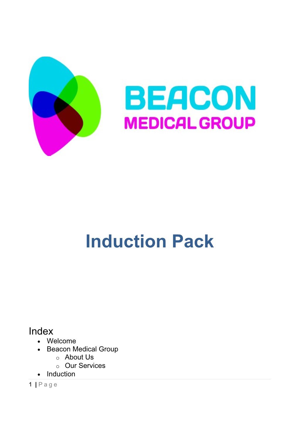 Induction Pack