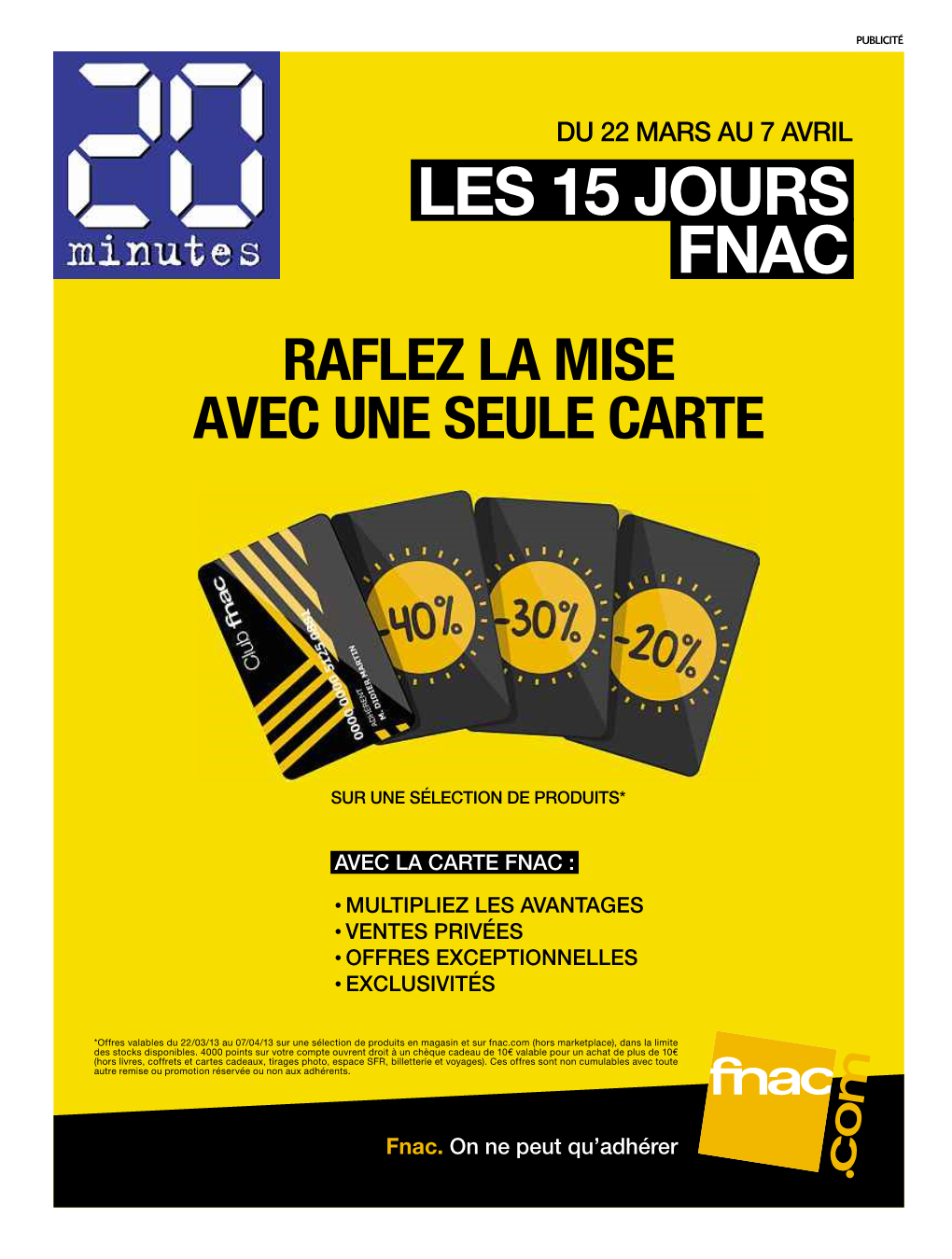 Les 15 Jours Fnac