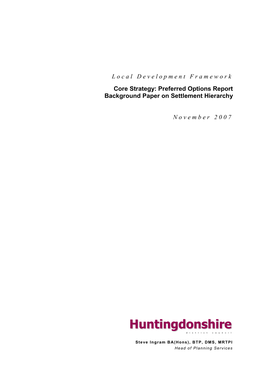 2Settlement Strategy Background Paper , Item 73. PDF 641 KB