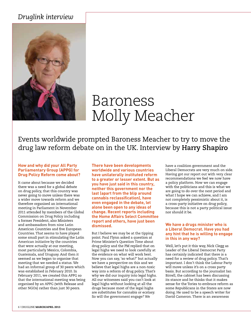 Baroness Molly Meacher