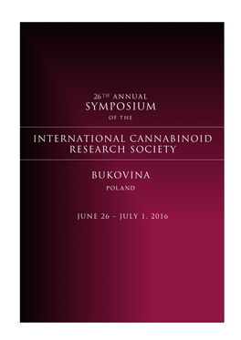 International Cannabinoid Research Society