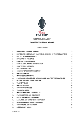 Ffa Cup Rules and Regulations