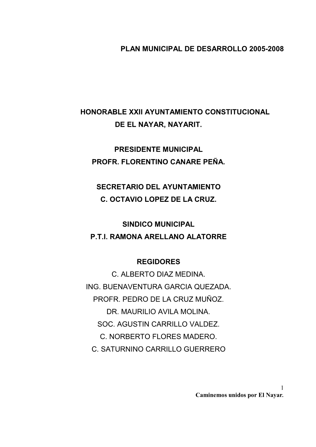 Plan De Desarrollo De El Nayar.Pdf