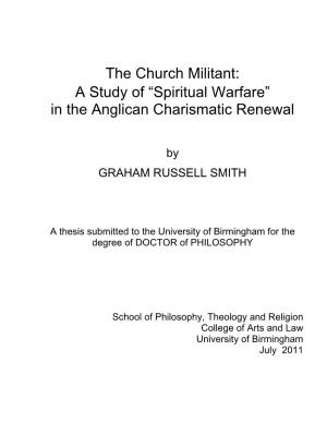 Spiritual Warfare” in the Anglican Charismatic Renewal
