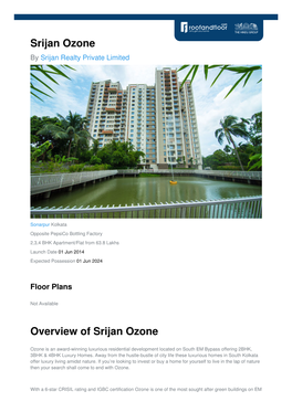 Srijan Ozone by Srijan Realty Private Limited
