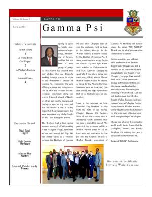 Gamma Psi Chapter