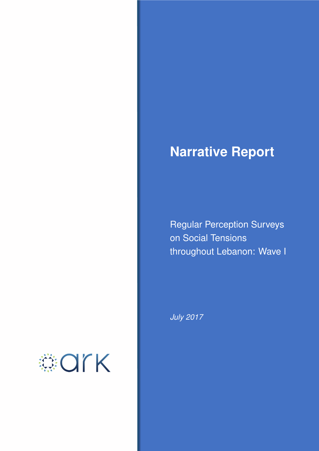 Narrative Report