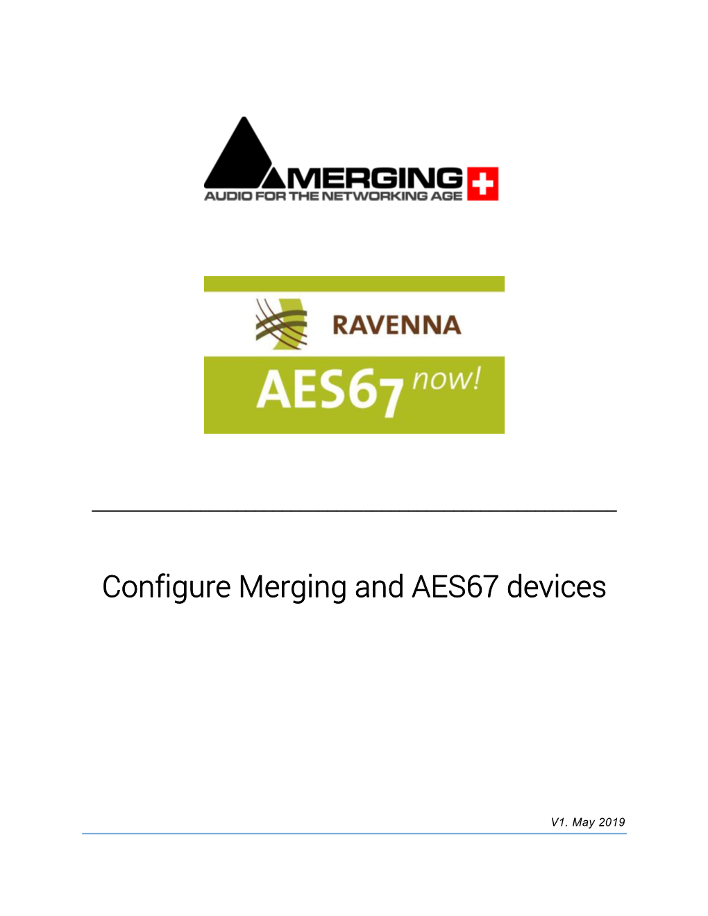 Configure Merging and AES67 Devices