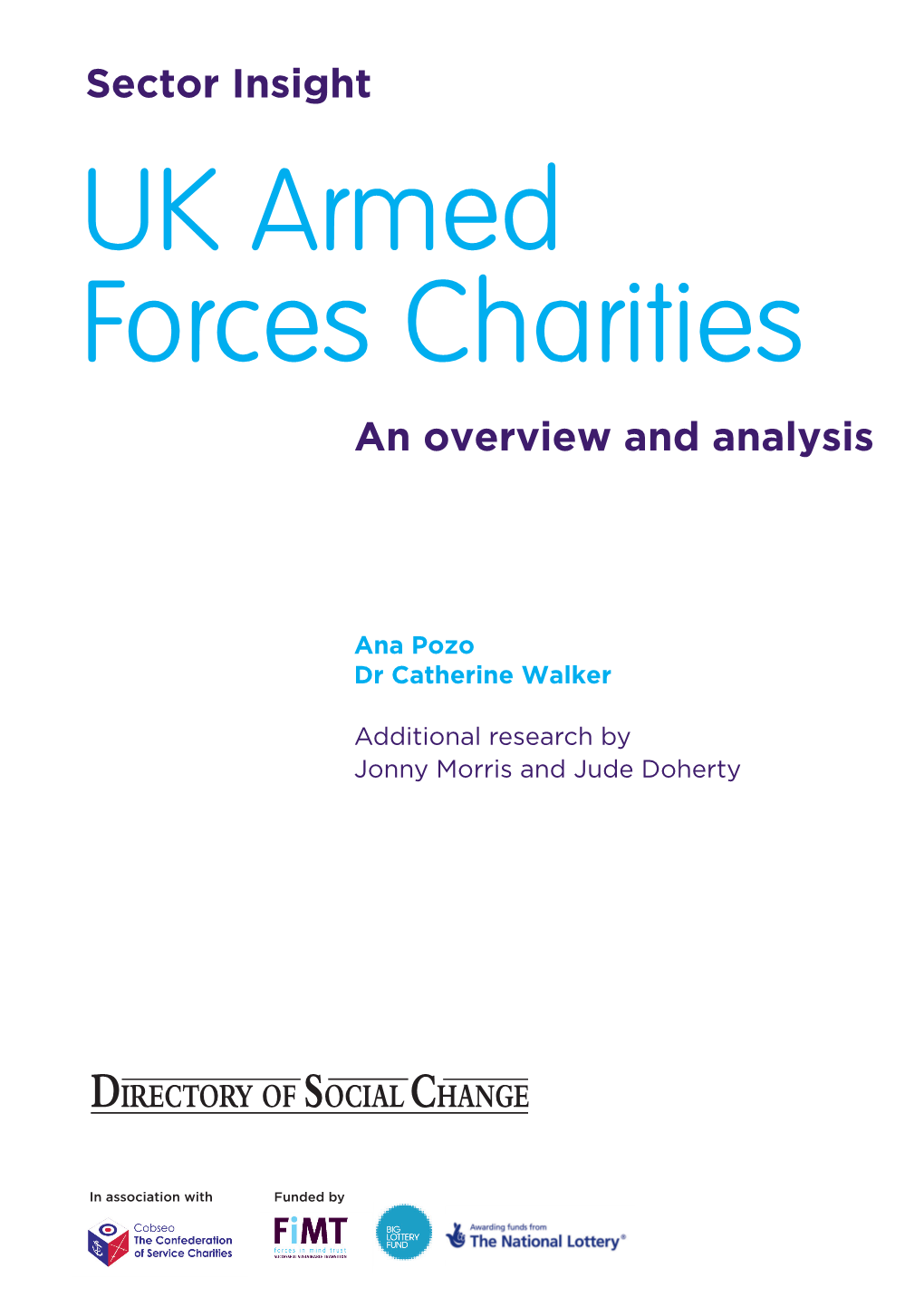 Sector Insight UK Armed Forces Charities