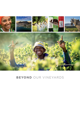 BEYOND OUR VINEYARDS Winegrowing Areas of South Africa