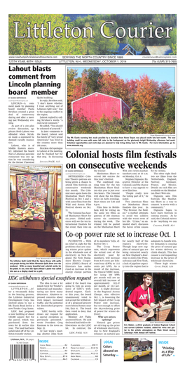 Colonial Hosts Film Festivals on Consecutive Weekends