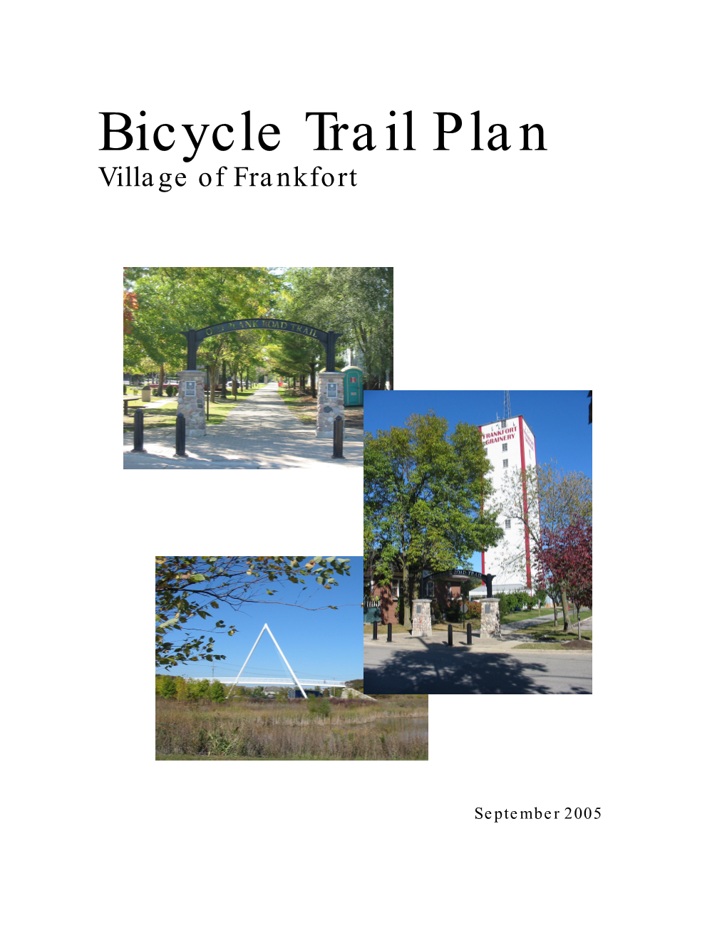 Bicycle Trail Master Plan August 2005