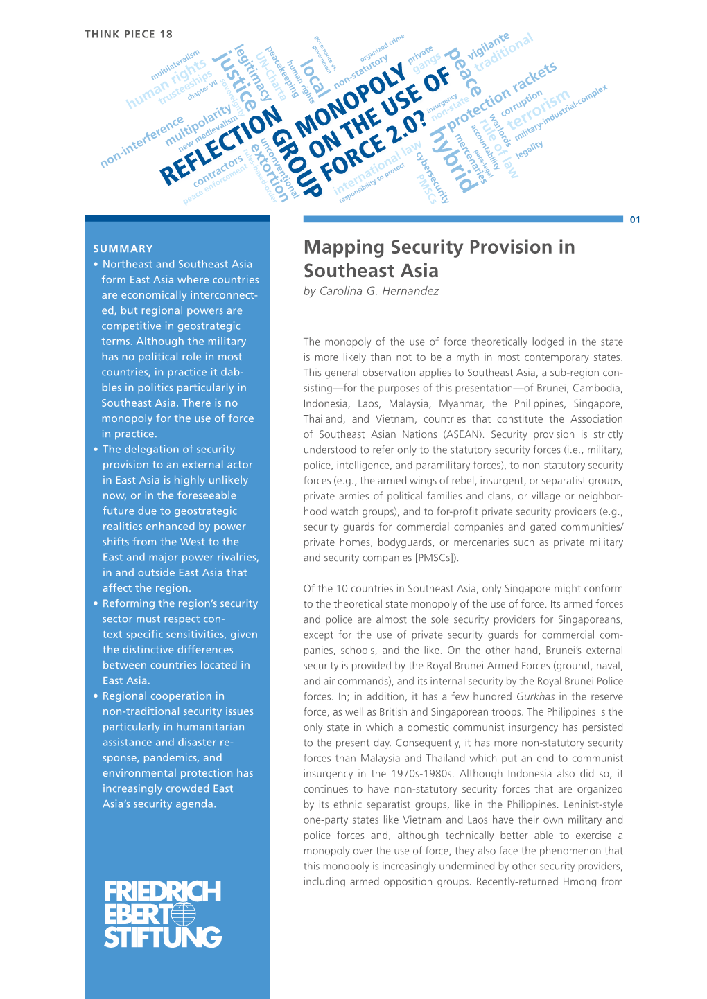 Mapping Security Provision in Southeast Asia 2