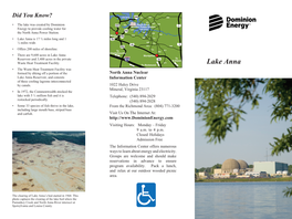 Lake Anna Brochure