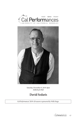 David Sedaris