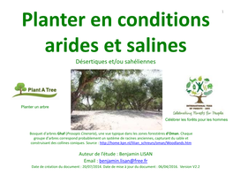 Planter En Conditions Arides Et Salines 2 0