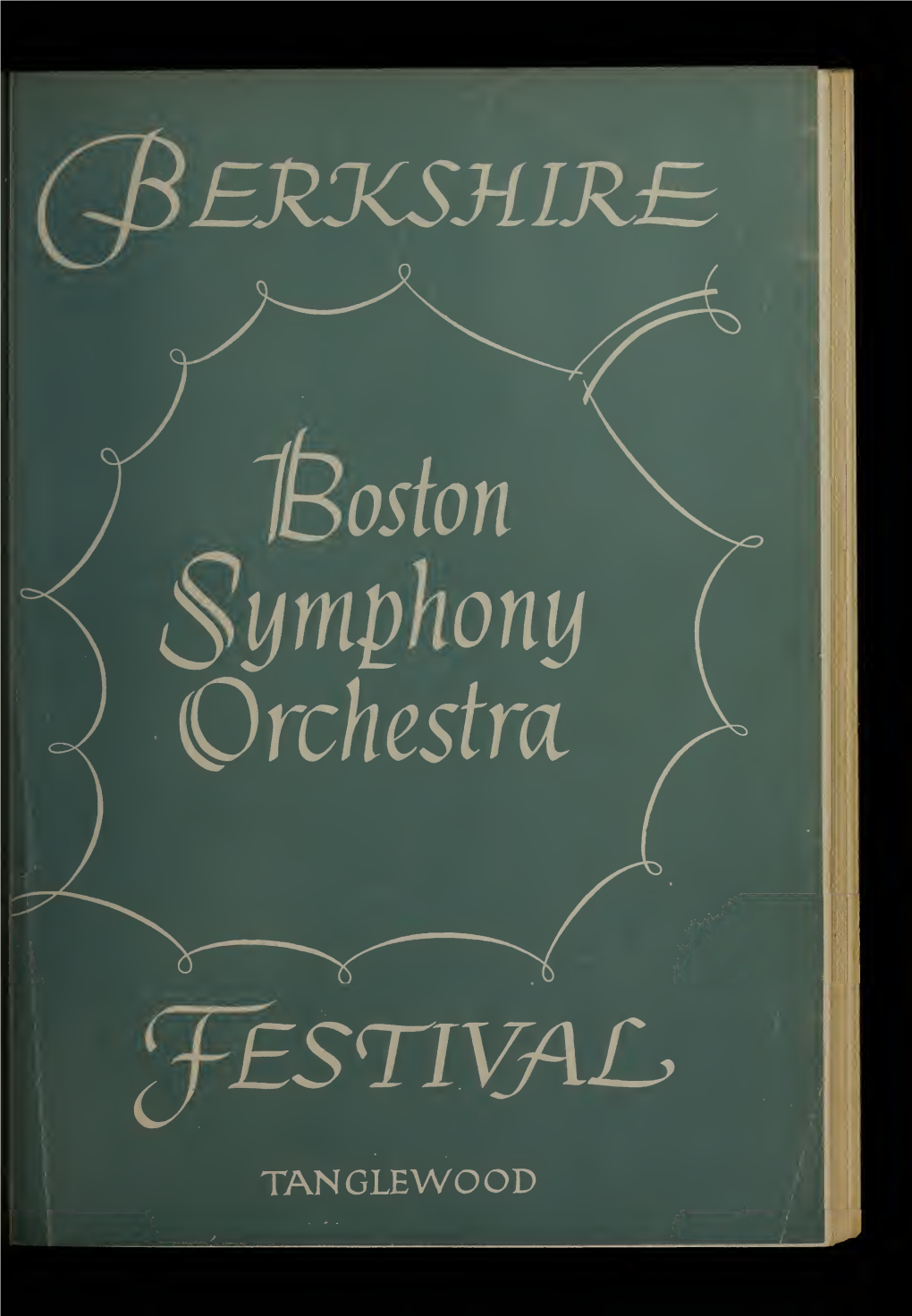 Boston Symphony Orchestra Concert Programs, Summer, 1954-1956