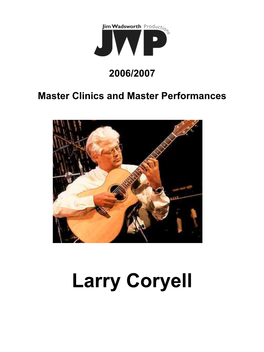 Larry Coryell Master Clinic.06.01.06E