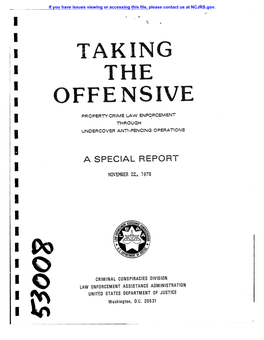 Taking the Offensive