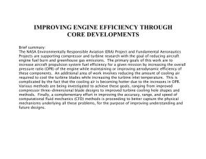 Improving Engine Efficiency Through Core Developments
