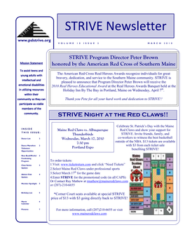 March Newsletter