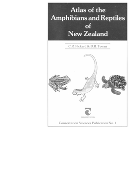 Atlas of the Amphibians and Reptiles of New Zealand