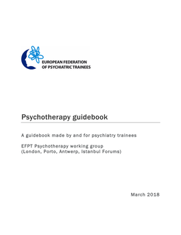 EFPT Psychotherapy Guidebook