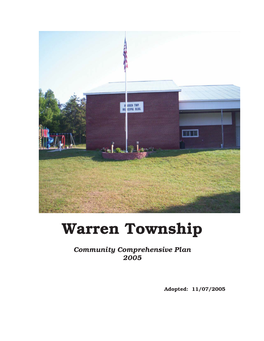Complete Warren Township Comprehensive Plan