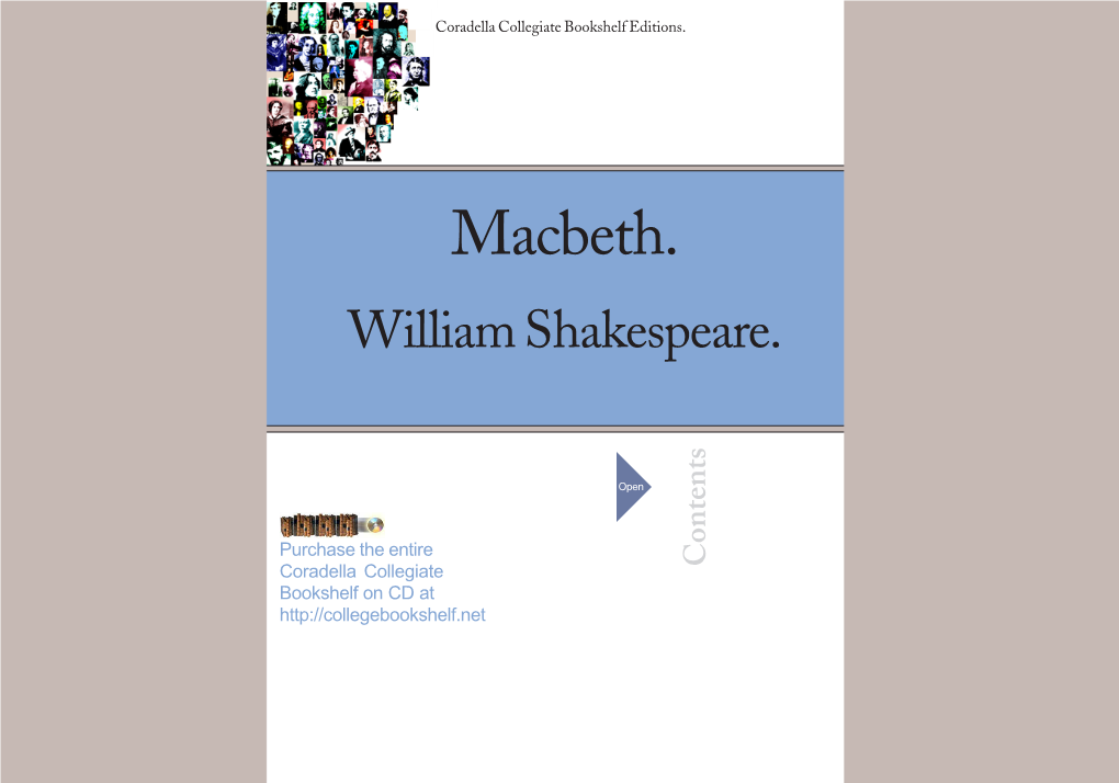 Macbeth. William Shakespeare