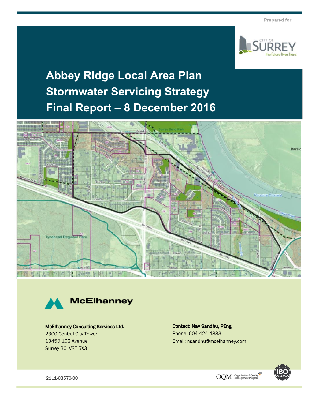 Abbey Ridge Stormwater Servicing Strategy Final