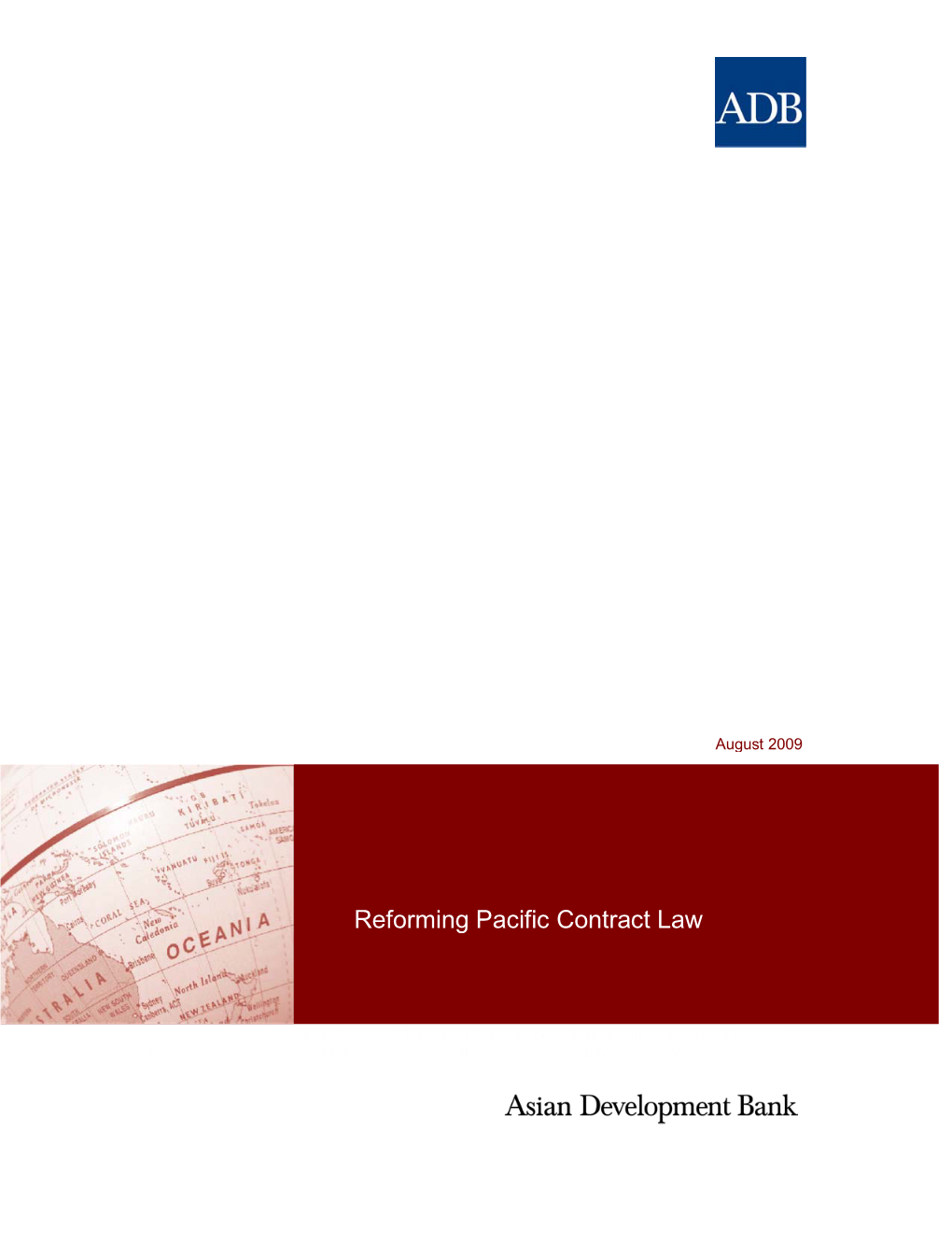 Reforming Pacific Contract Law