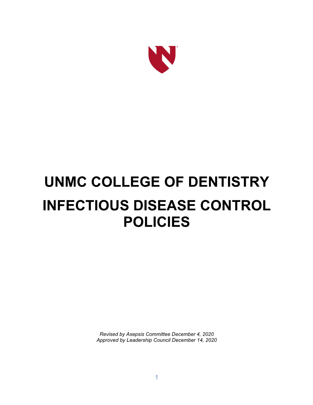 COD Infectious Disease Control