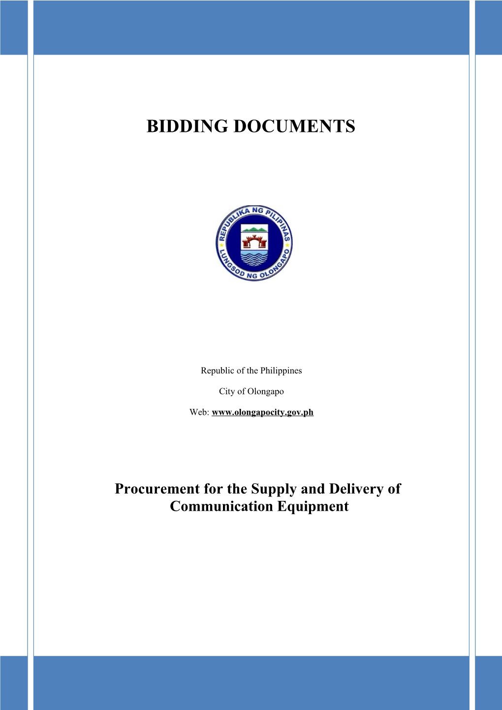 Philippine Bidding Documents s14