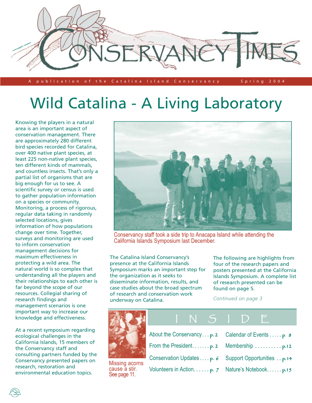 Wild Catalina - a Living Laboratory