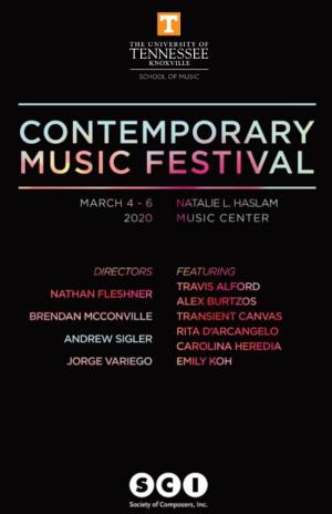 Ut Contemporary Music Festival