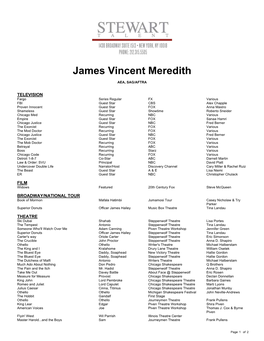 James Vincent Meredith