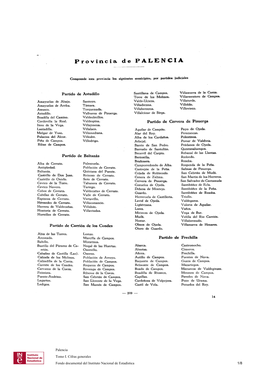 Provincia De PALENCI A