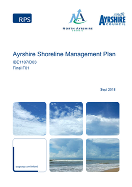 Ayrshire Shoreline Management Plan IBE1107/D03 Final F01