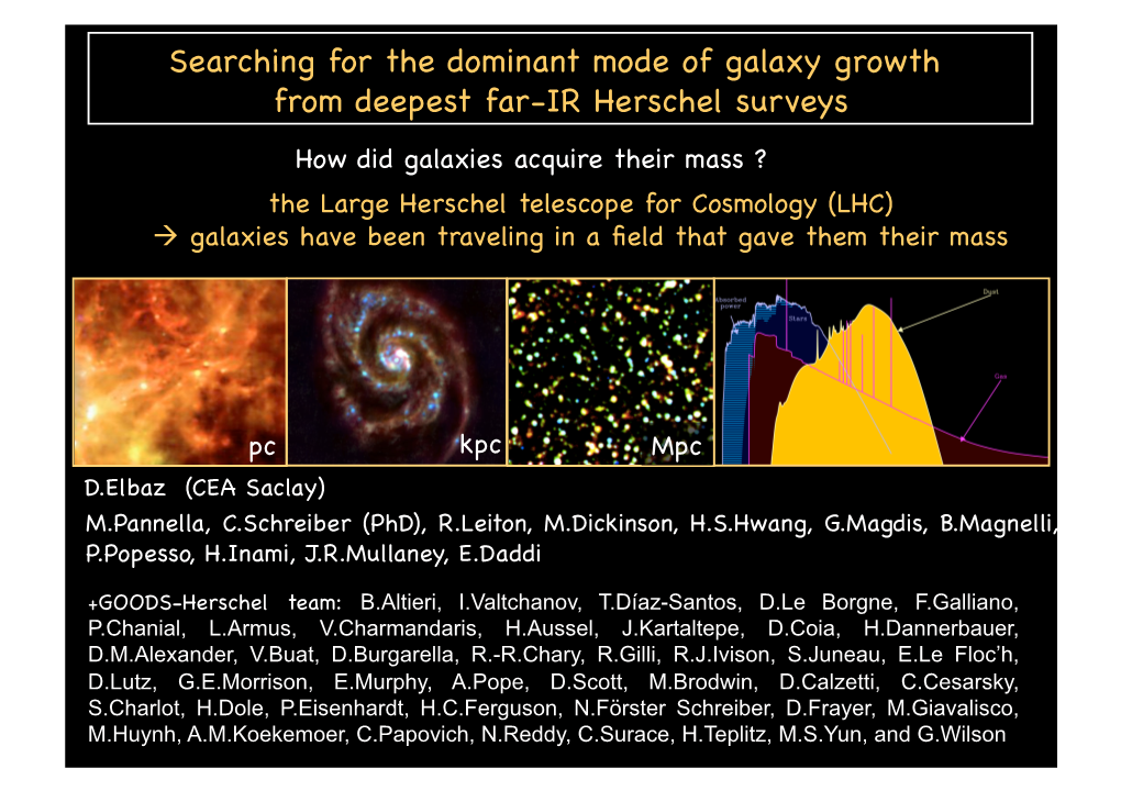 Searching for the Dominant Mode of Galaxy Growth from Deepest Far-IR Herschel Surveys