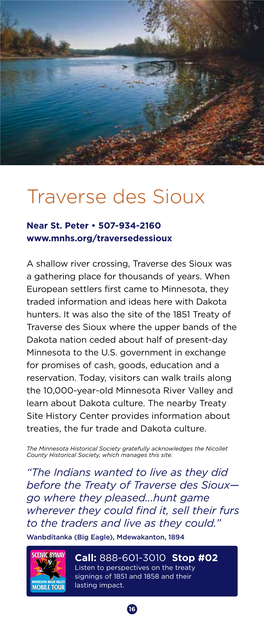 Traverse Des Sioux Wabasa Village