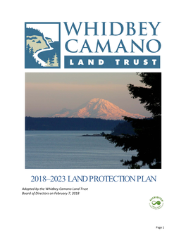 2018 Land Protection Plan