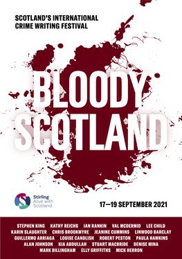 Scotland's International Crime Writing Festival 17—19