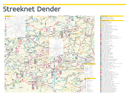 Wegen, Zones & Grenzen Schaal Kaart N Haltes & Lijnen Stadslijnen Aalst