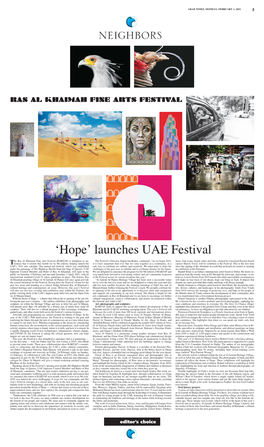 Launches UAE Festival