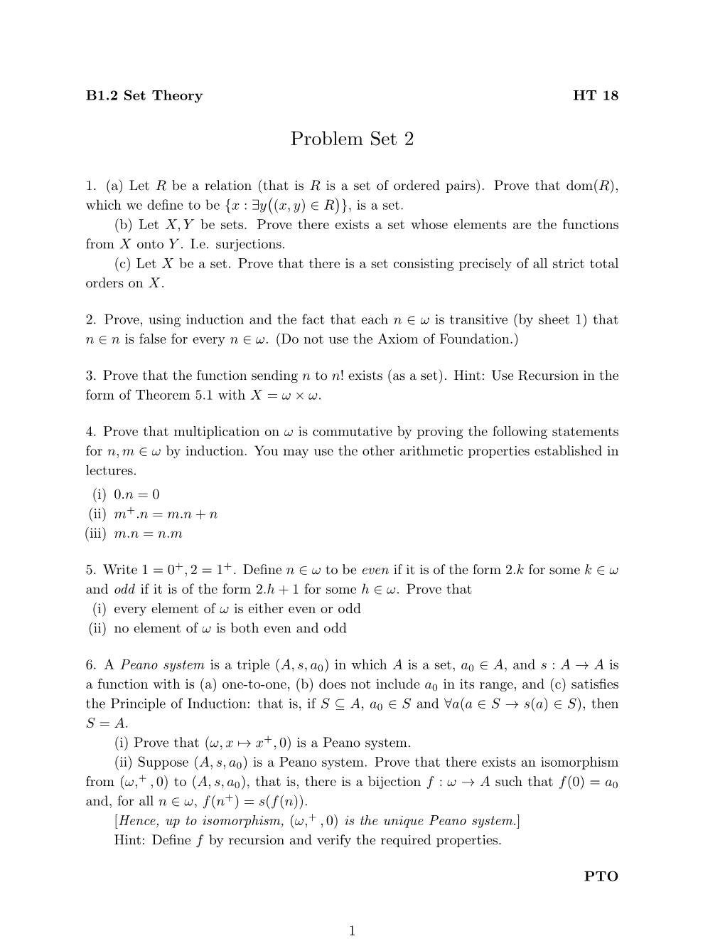 Problem Set 2